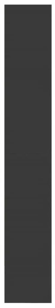 Estante 80x30x189 cm derivados de madeira preto