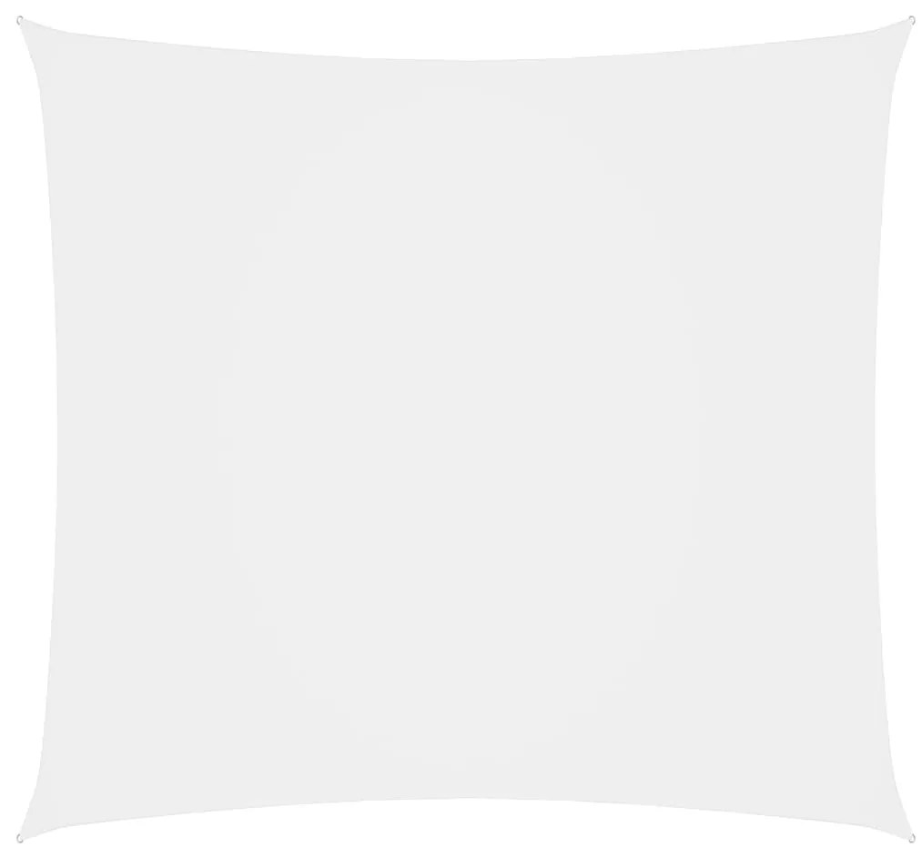 135251 vidaXL Para-sol estilo vela tecido oxford quadrado 5x5 m branco