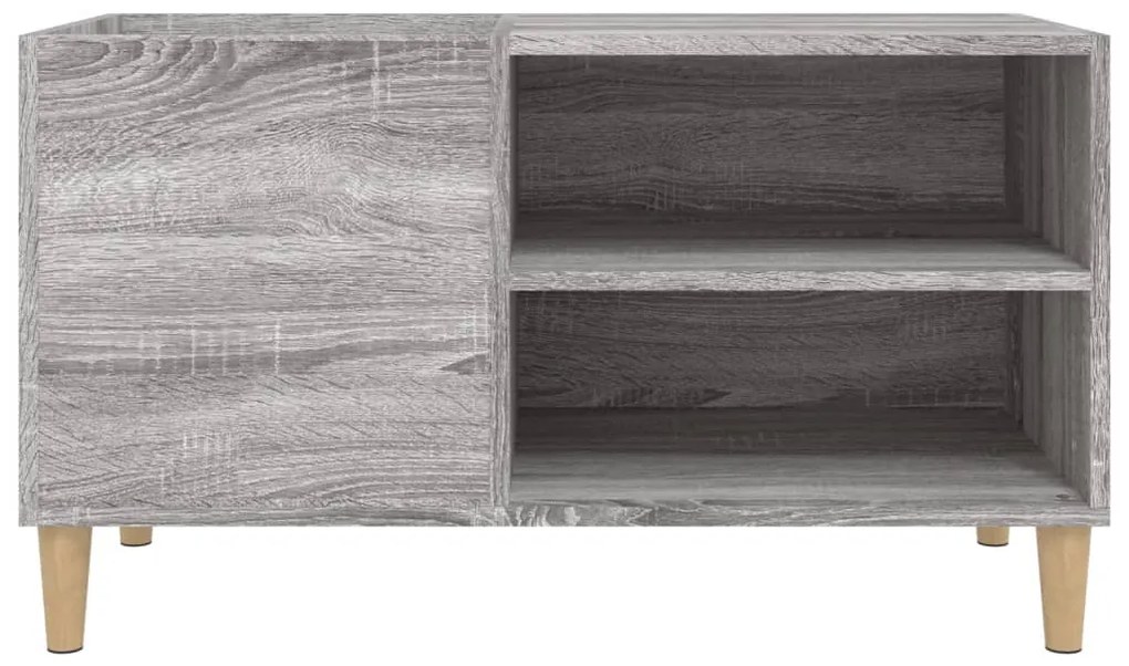 Armário p/ discos 84,5x38x48 cm derivados madeira cinza sonoma