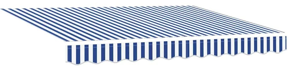 Tecido Substituto para Toldo de 3,5m x 2m Azul e Branco