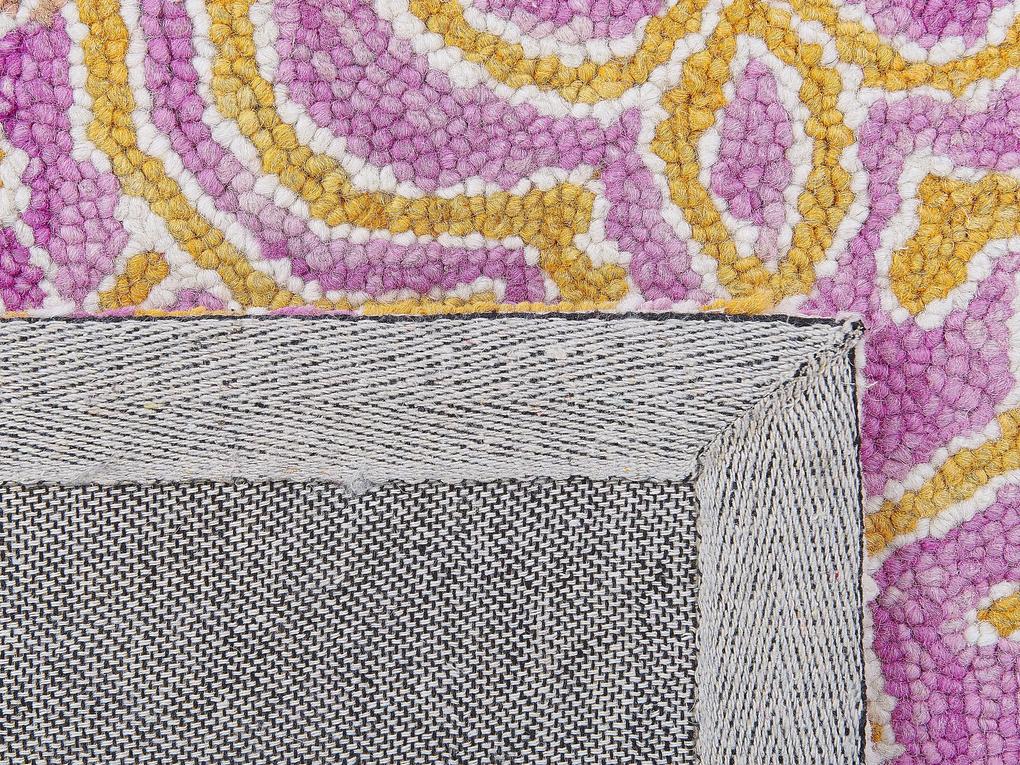 Tapete de lã multicolor 200 x 200 cm AVANOS Beliani