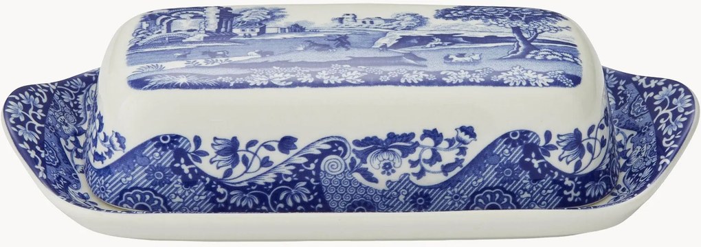 Manteigueira em porcelana Blue Italian