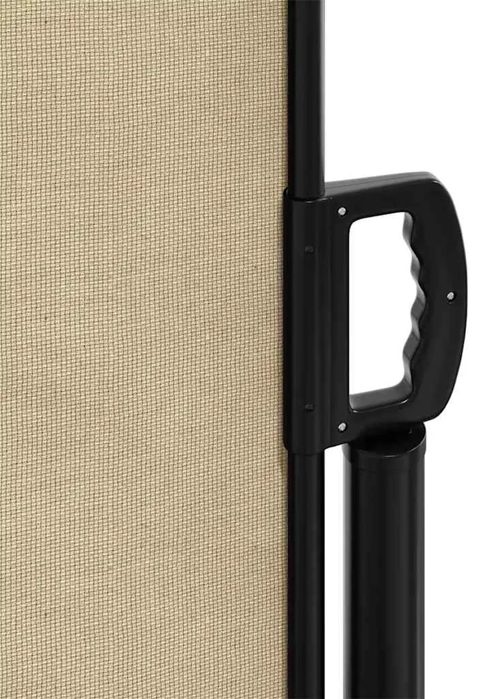 Toldo lateral retrátil 140x500 cm bege