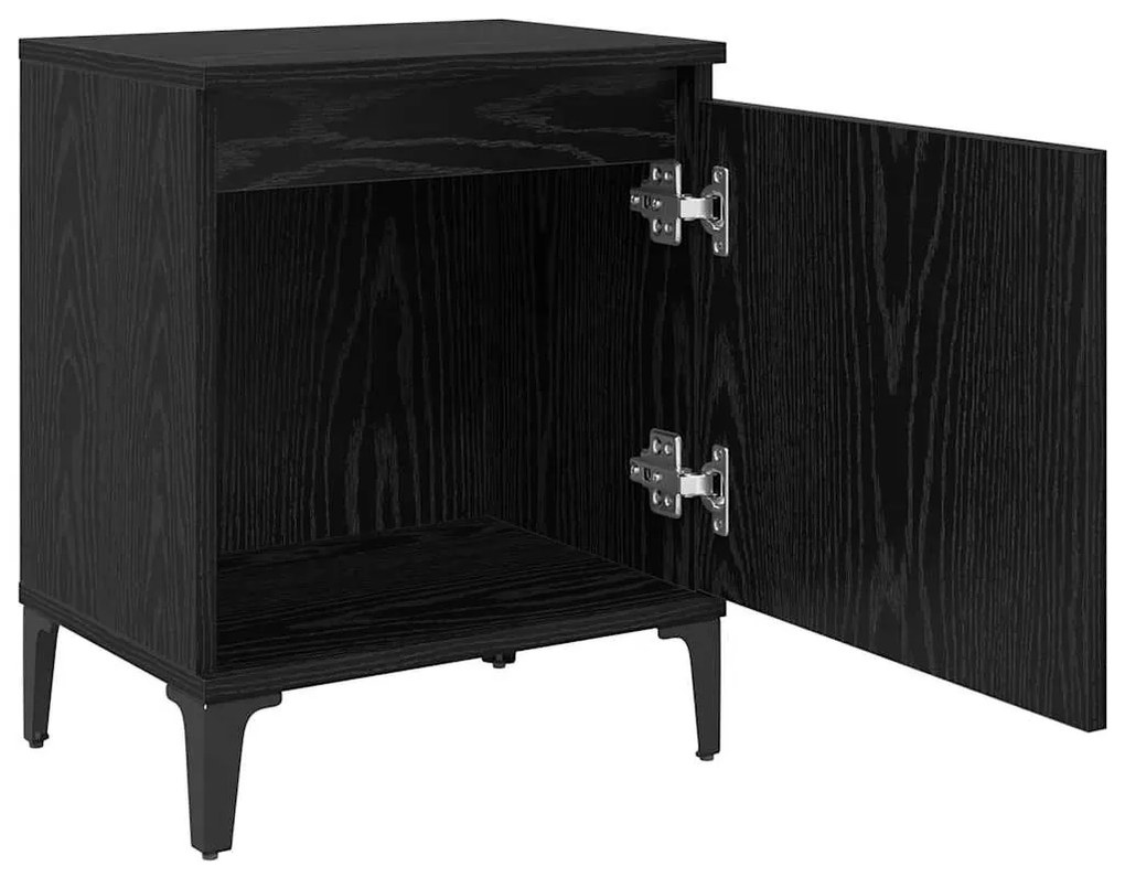 Mesa de cabeceira Carvalho Preto Carvalho preto Madeira feita