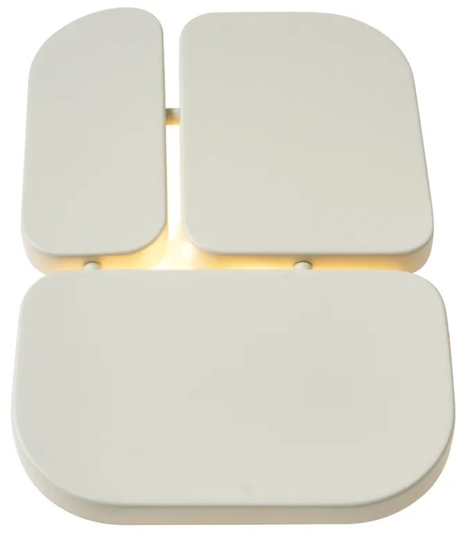 Candeeiro de Parede Design Bege 3-Luzes - Planes Design