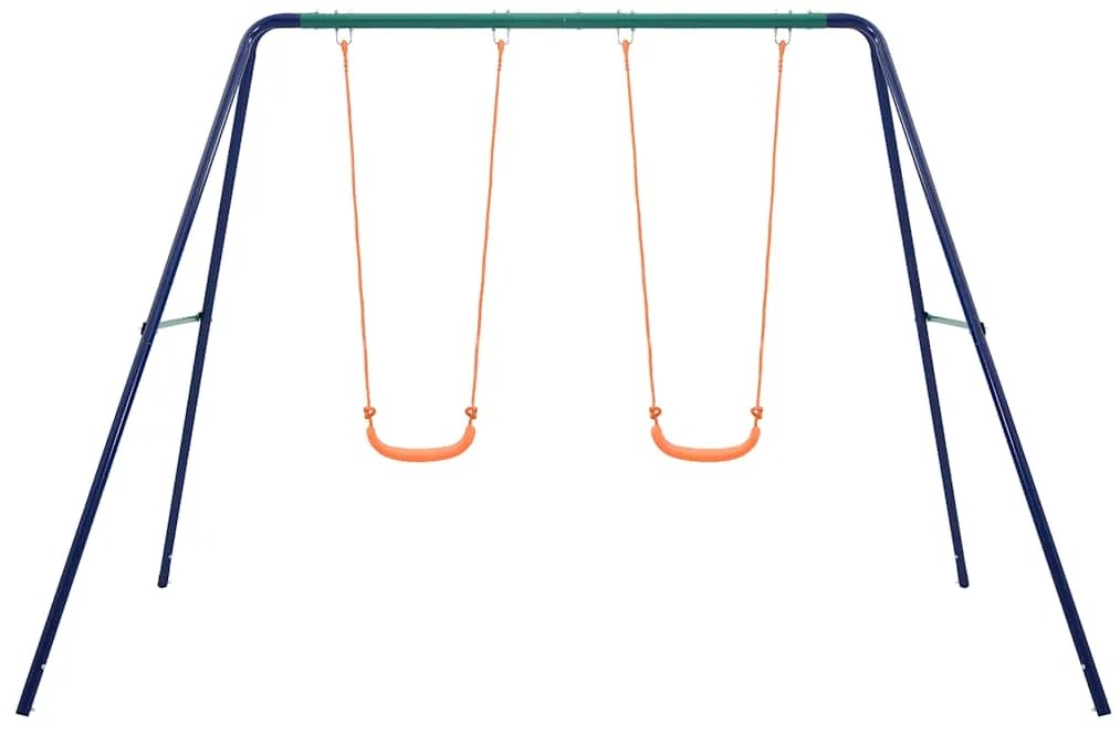 Conjunto de baloiços com 2 lugares aço