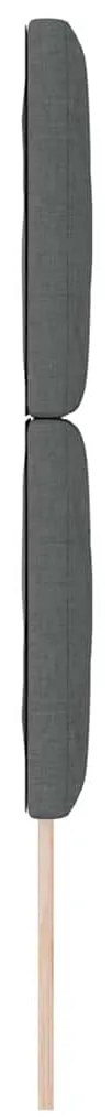 Cabeceira LED vidaXL Design Blocos de Diamante Cinza Escuro 80 cm Teci