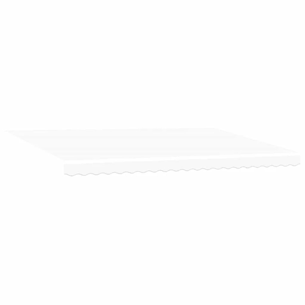 Toldo Retrátil Manual com LED Branco 500x350 cm