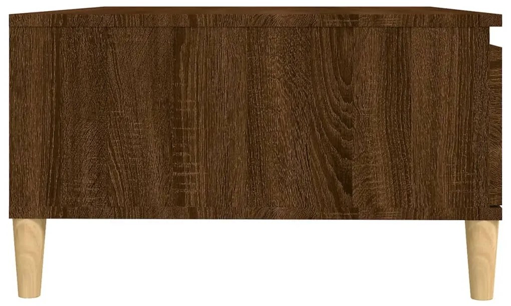 Mesa de centro 90x60x35 cm derivados madeira carvalho castanho