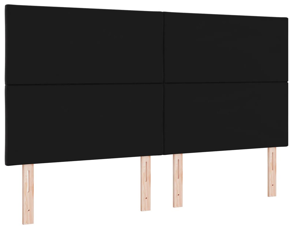 Cabeceira Design Blocos de Diamante Preta 180 cm Veludo