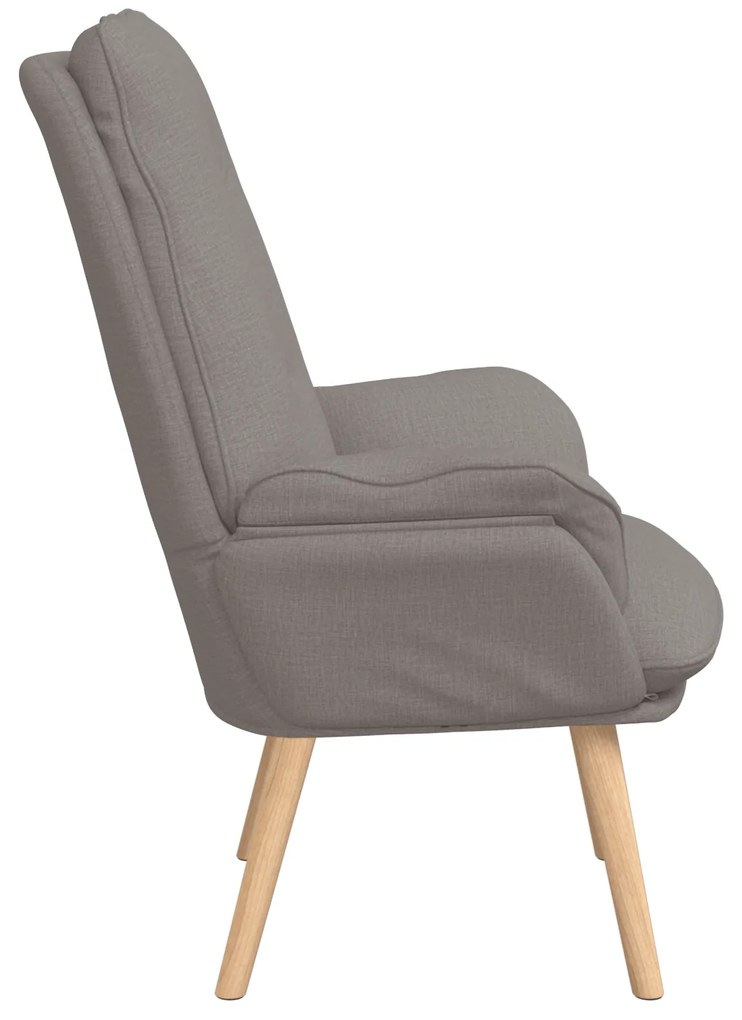 Cadeira Relaxante Taupe Tecido