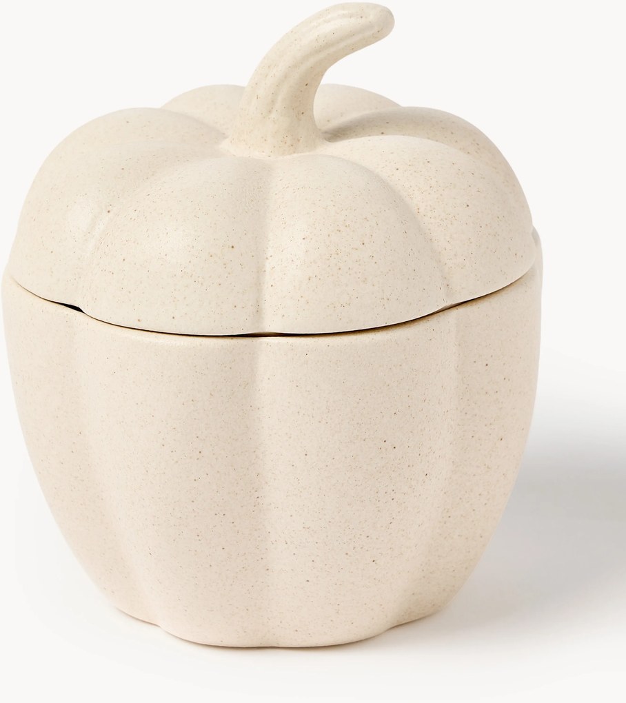 Pote de arrumação em forma de abóbora Moranga, Alt 18 cm
