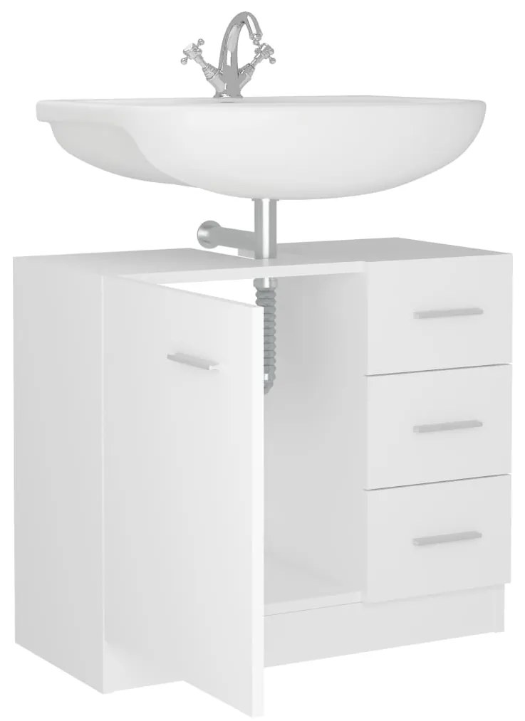 Móvel de Lavatório Kayke - Branco - Design Moderno