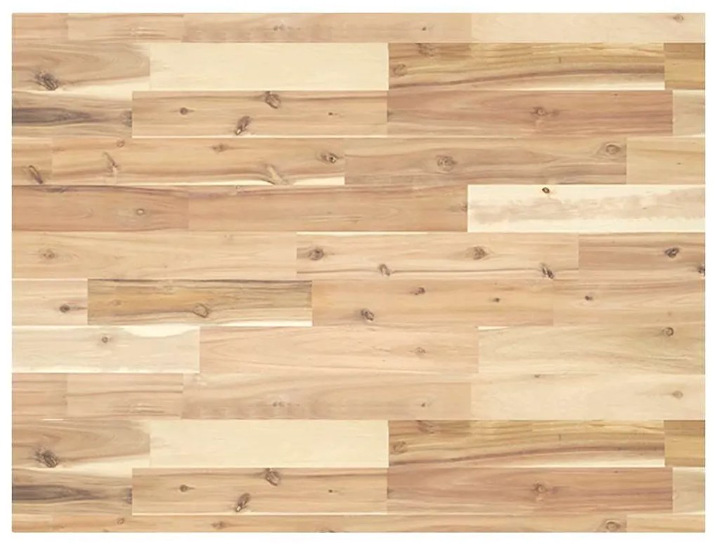 vidaXL Tampo de secretária 80x60x4 cm acácia maciça não tratada