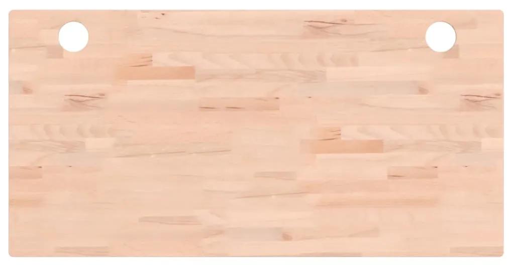Tampo de secretária 100x50x1,5 cm madeira de faia maciça