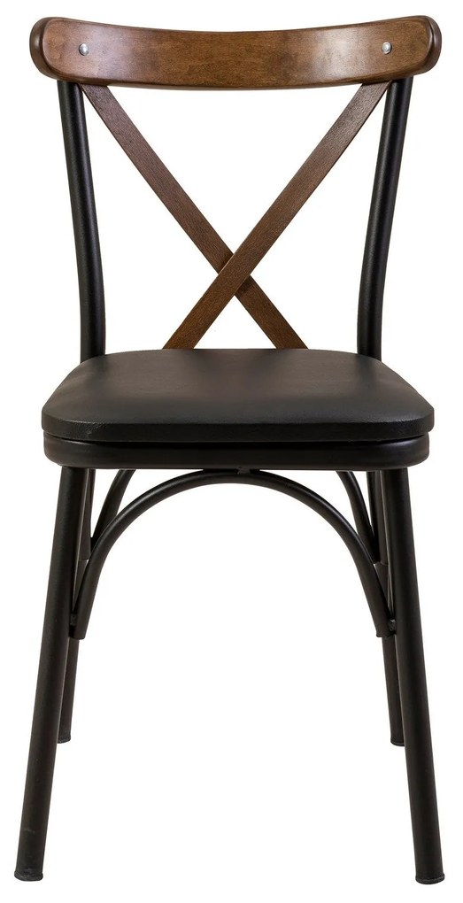 Conjunto de Mesa de Jantar Extensível Oliver – Preto – 120x77x75 cm