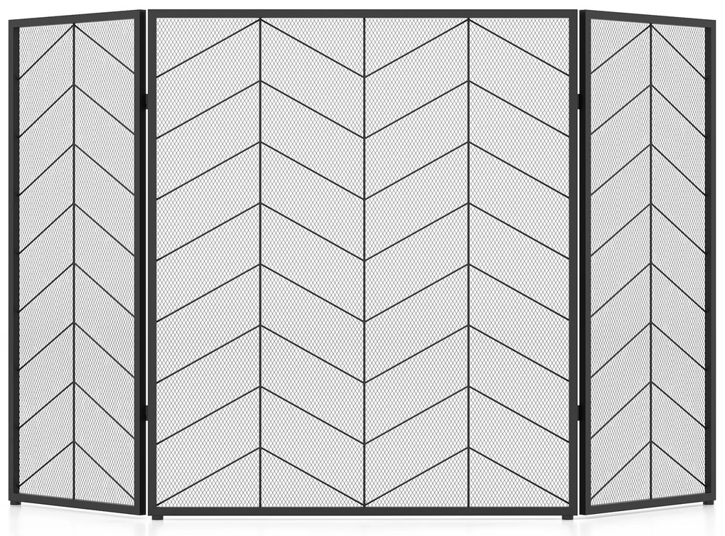 Tela de lareira de 52 x 31 polegadas - B