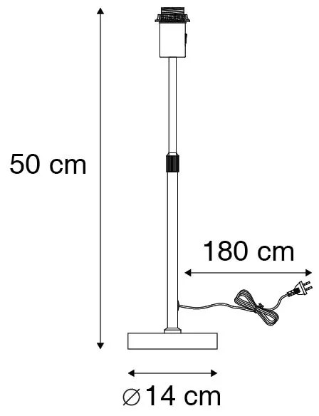 Candeeiro de mesa branco ajustável - Parte