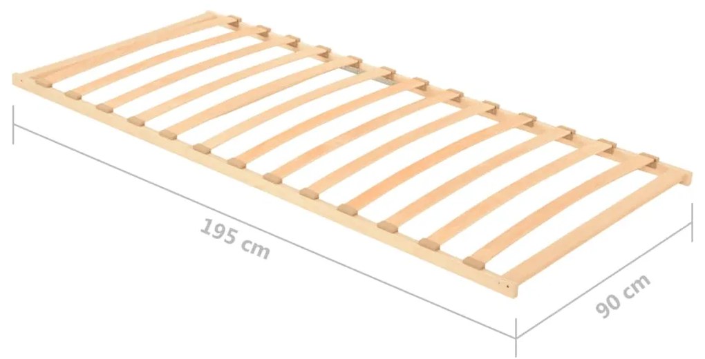 Estrado de ripas com 13 ripas 90x200 cm