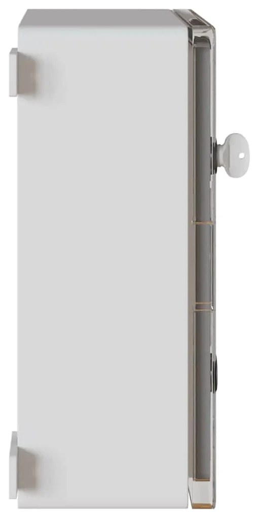 Armário de Controle IP65 à Prova d'Água Cinza 30x16,5x40 cm de Plástic