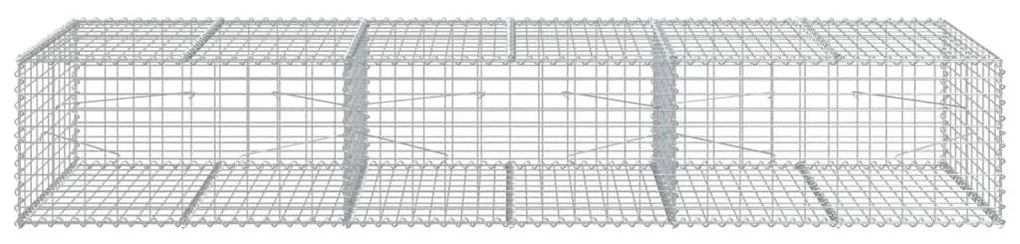 Cesto gabião com cobertura 300x100x50 cm ferro galvanizado