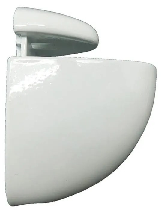 Suportes para prateleiras Micel SP08 Branco Zamak 42 x 53 mm (2 Unidades)