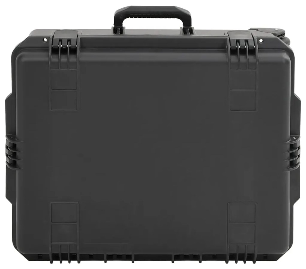 Mala de viagem portátil 62,5x50x28,5 cm PP preto