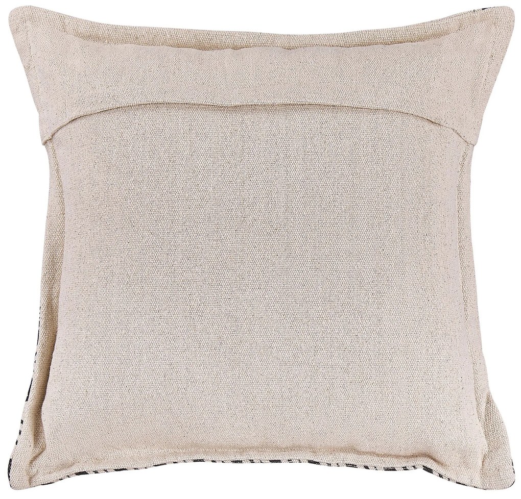 Conjunto de 2 almofadas decorativas creme e pretas 45 x 45 cm SIRVAN Beliani