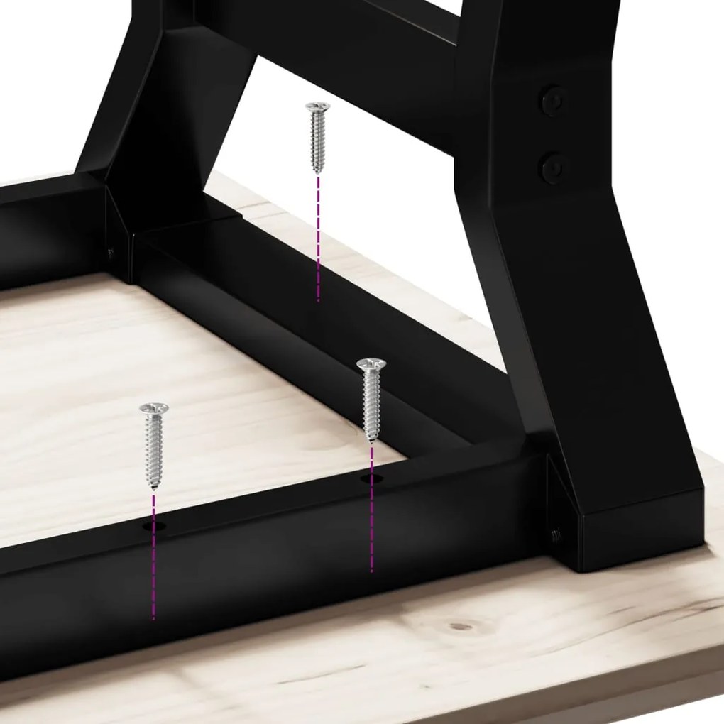 Pernas para mesa de centro estrutura em Y aço