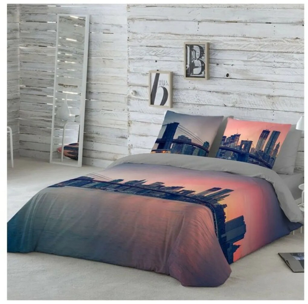 Capa nórdica Naturals Brooklyn - Cama de 135 (220 x 220 cm)