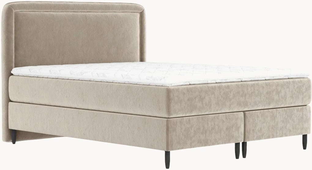 Cama divã em veludo artesanal Salvi, H4