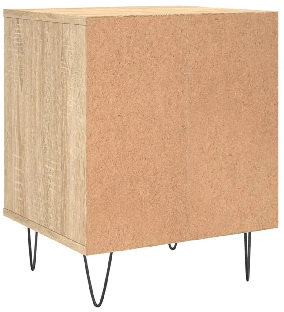 Mesa de cabeceira 40x35x50 cm derivados madeira carvalho sonoma