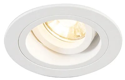 Foco embutido inteligente branco redondo inclinável Incl. Wifi GU10 - Chuck