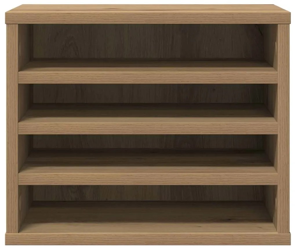 Organizador de Mesa Carvalho Artesanal 36x26x29.5 cm Madeira Derivada