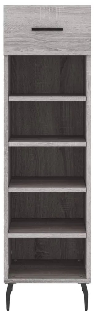 Sapateira 30x35x105 cm derivados de madeira cinzento sonoma