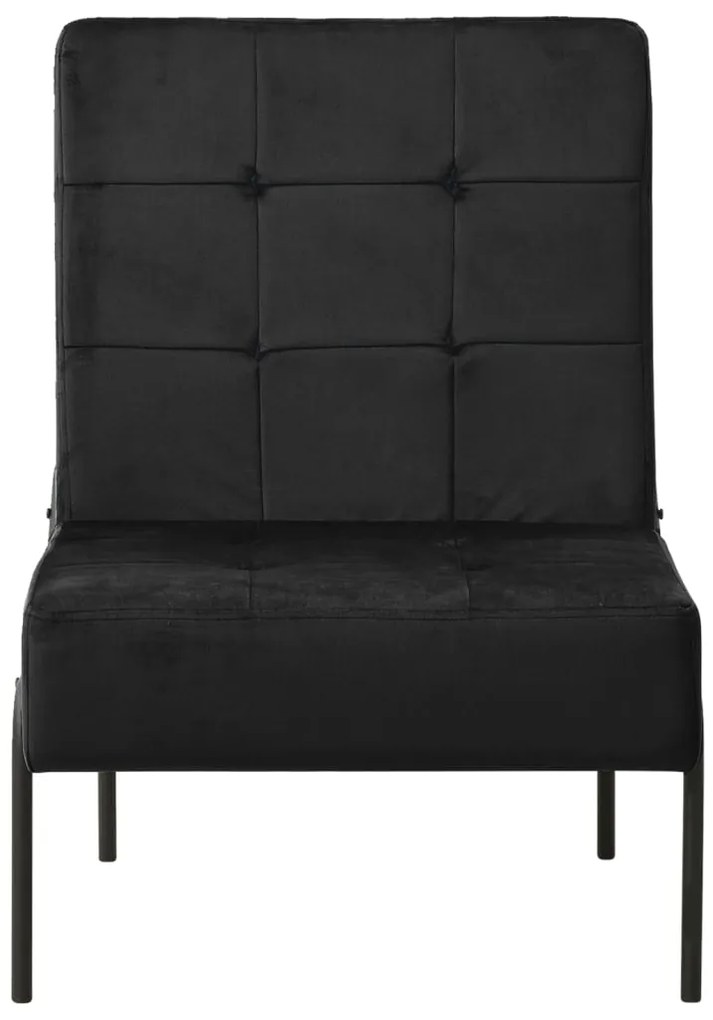 Cadeira de descanso 65x79x87 cm veludo preto