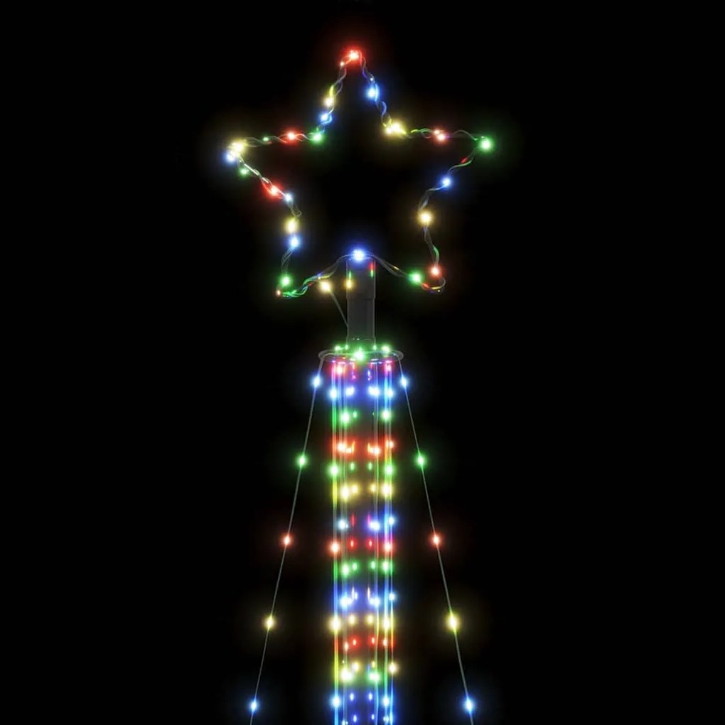 LED Árvore de Natal 525 LEDs Coloridos 302 cm