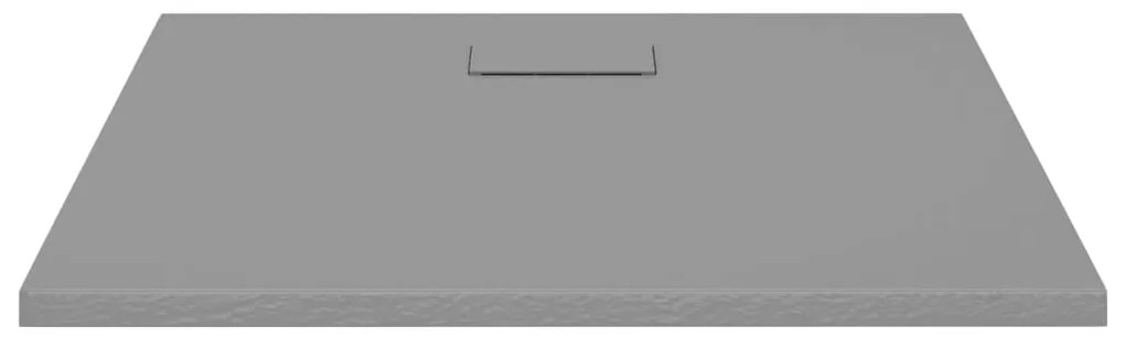 Base de chuveiro SMC 90x80 cm cinzento