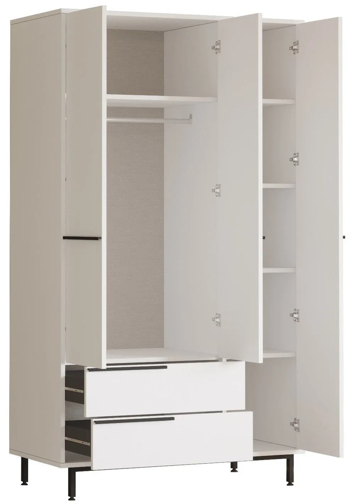 Roupeiro ON15 – Branco – 112,2x195,6x55 cm