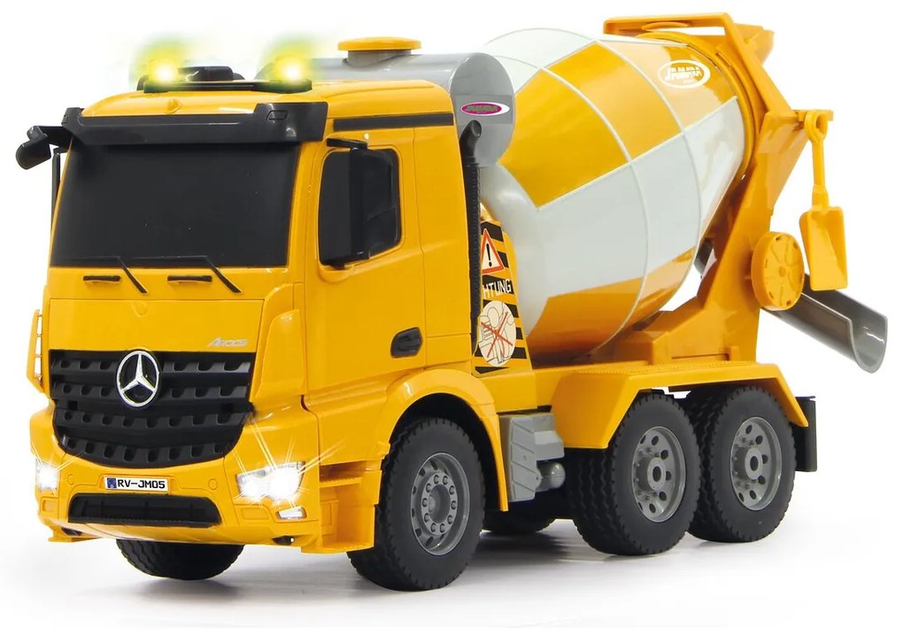 Camião Betoneira Cimento Telecomandado Mercedes-Benz Arocs 1:20 2,4GHz