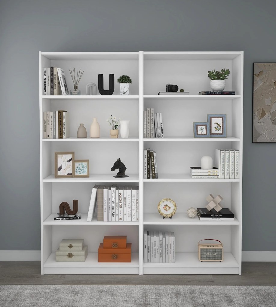 Estante Bigs – Branco – 160x180x28 cm