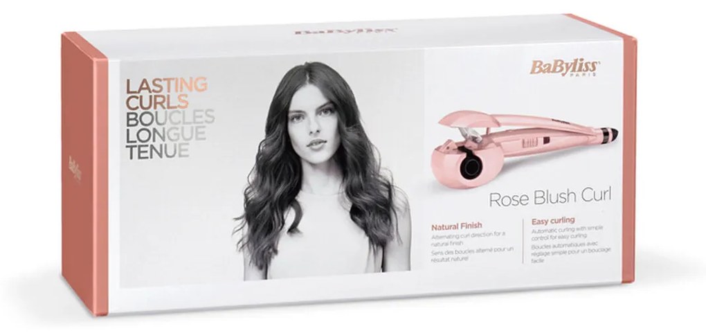 Máquina de Caracóis Babyliss 2664PRE Cor de Rosa