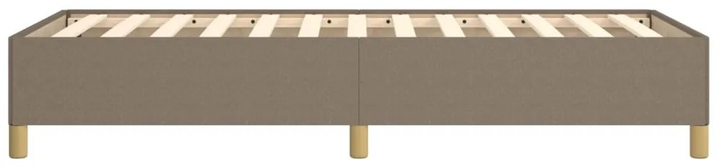 Estrutura cama sem colchão 90x200 cm tecido cinza-acastanhado