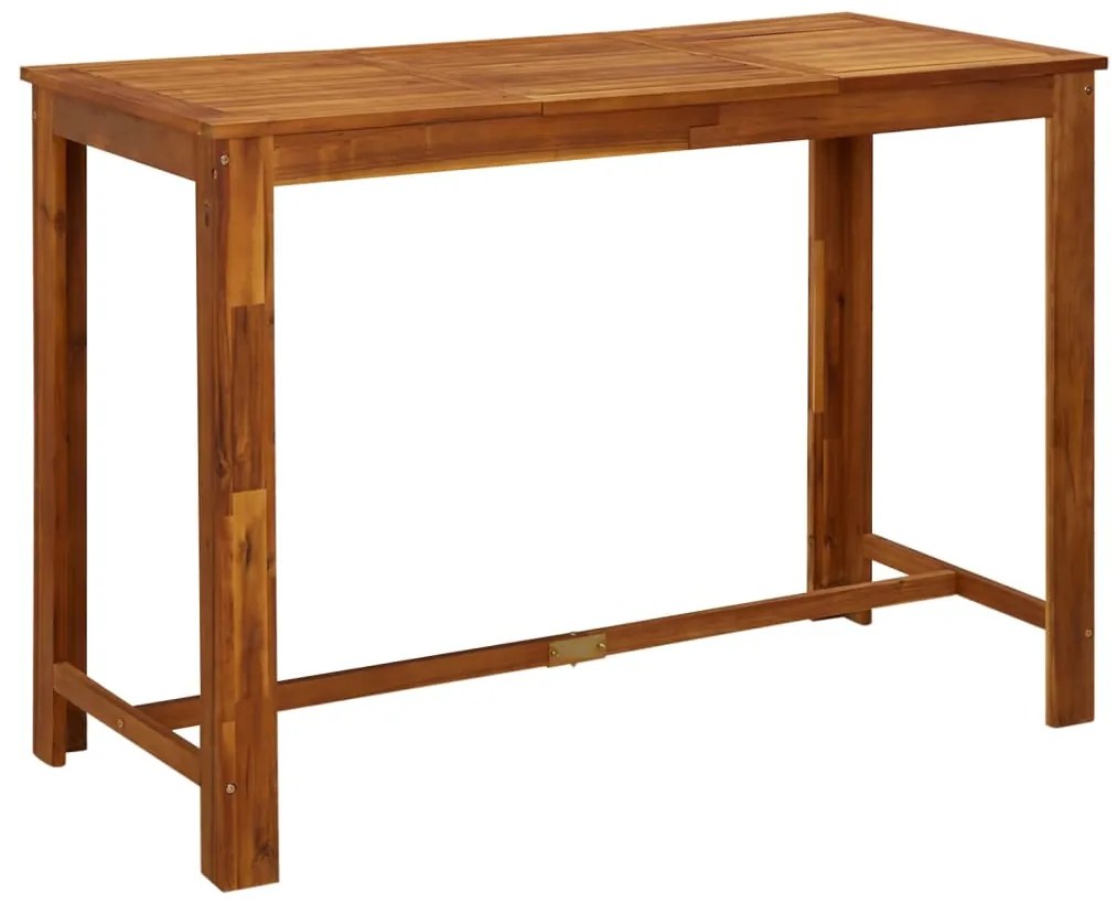 9 pcs conjunto de bar para jardim madeira de acácia maciça