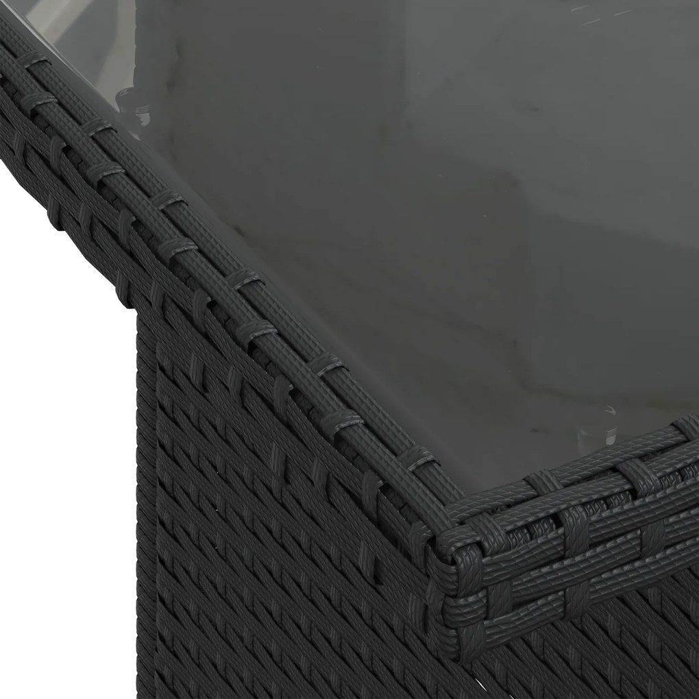 Conjunto de Sofás de Jardim vidaXL de 9 Peças com Almofadas Rattan Pre