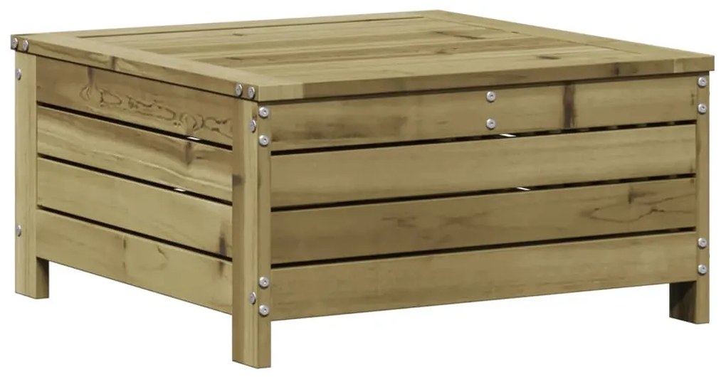8 pcs conjunto lounge de jardim c/ almofadões pinho impregnado
