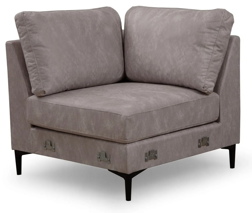 Sofá de Canto Porto Corner – Bege – 200 cm x 314 cm x 155 cm