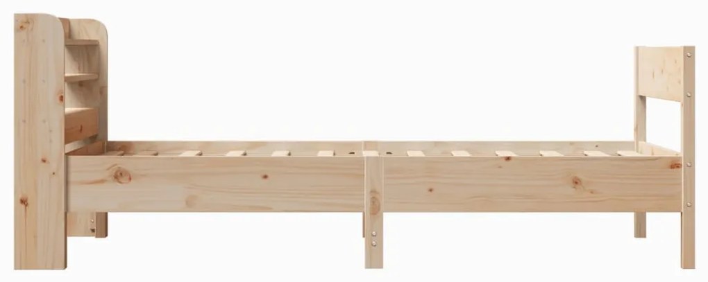 Cama sem colchão 100x200 cm madeira de pinho maciça