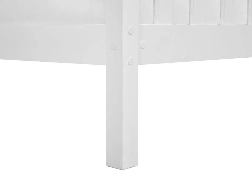 Cama individual em madeira branca 90 x 200 cm GIVERNY Beliani