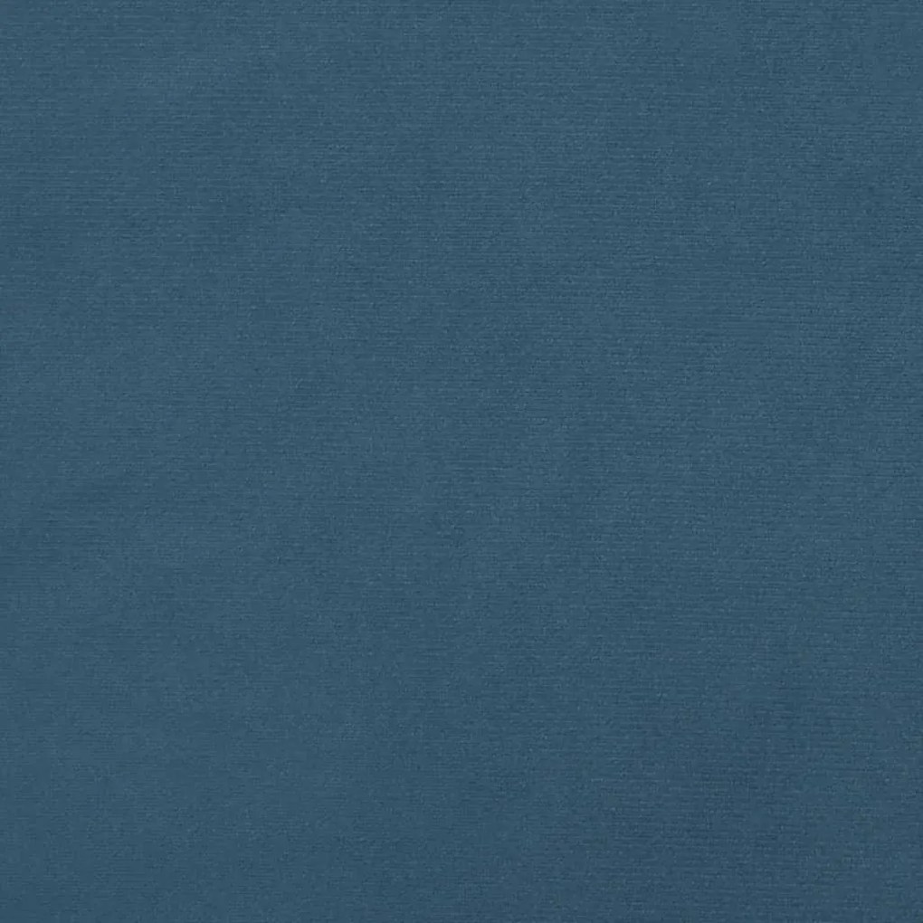 Cabeceira de cama veludo 80x5x78/88 cm azul